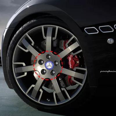 FA024PCS 56mm Auto Wheel Center Hub Tyre Vehicles Stickers For Mercedes Benz C350 C180 C200 C250 C300 C Class W204 W108 W124 W126 UDHW1