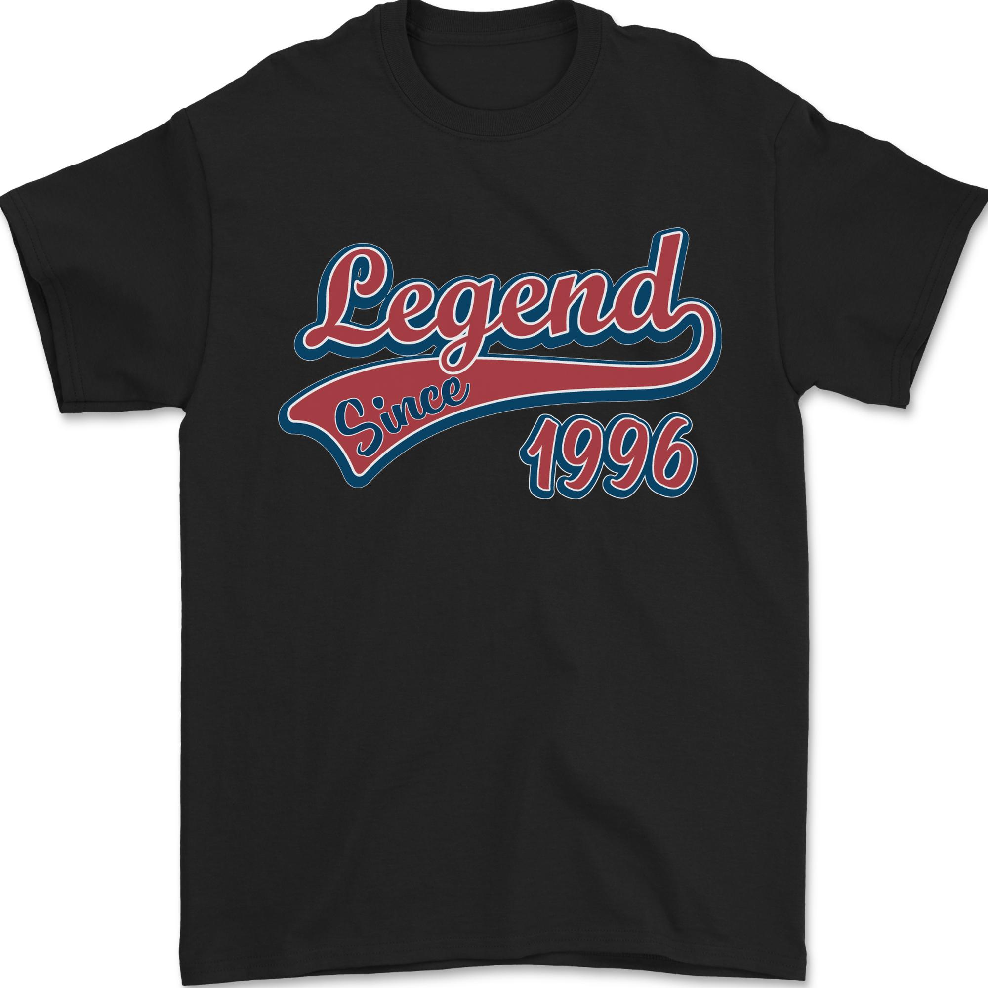 Legend Since 30th Birthday 1996 Mens T-Shirt 100% Cotton XXL