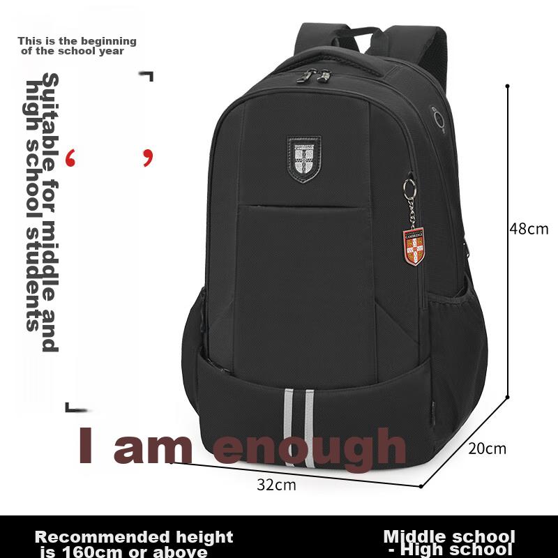 UNIVERSITY OF CAMBRIDGE Backpack for Middle School Boys, Lightweight Large Capacity School Bag for