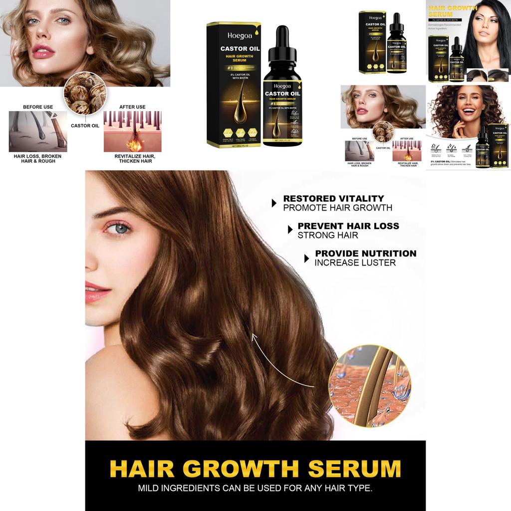 Hoegoa Nourishing Hair Oil For Thick And Luscious Hair Repair And Moisture 30ml