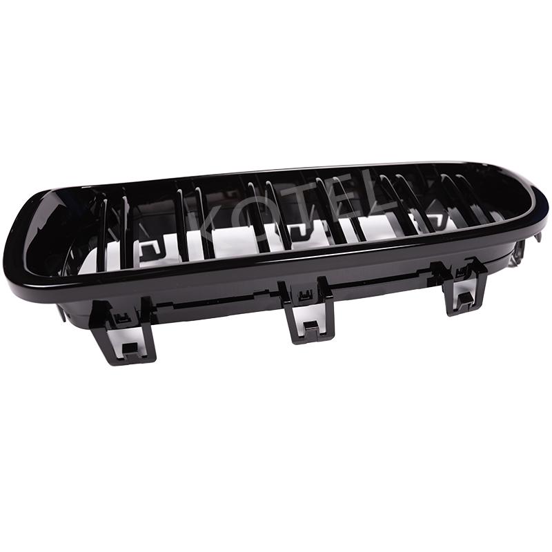 For BMW 3 Series F30 F31 F35 13-19 Carbon Fiber Double Slat Grills Front Kidney Grille Racing Bumper Cover Car Accessories