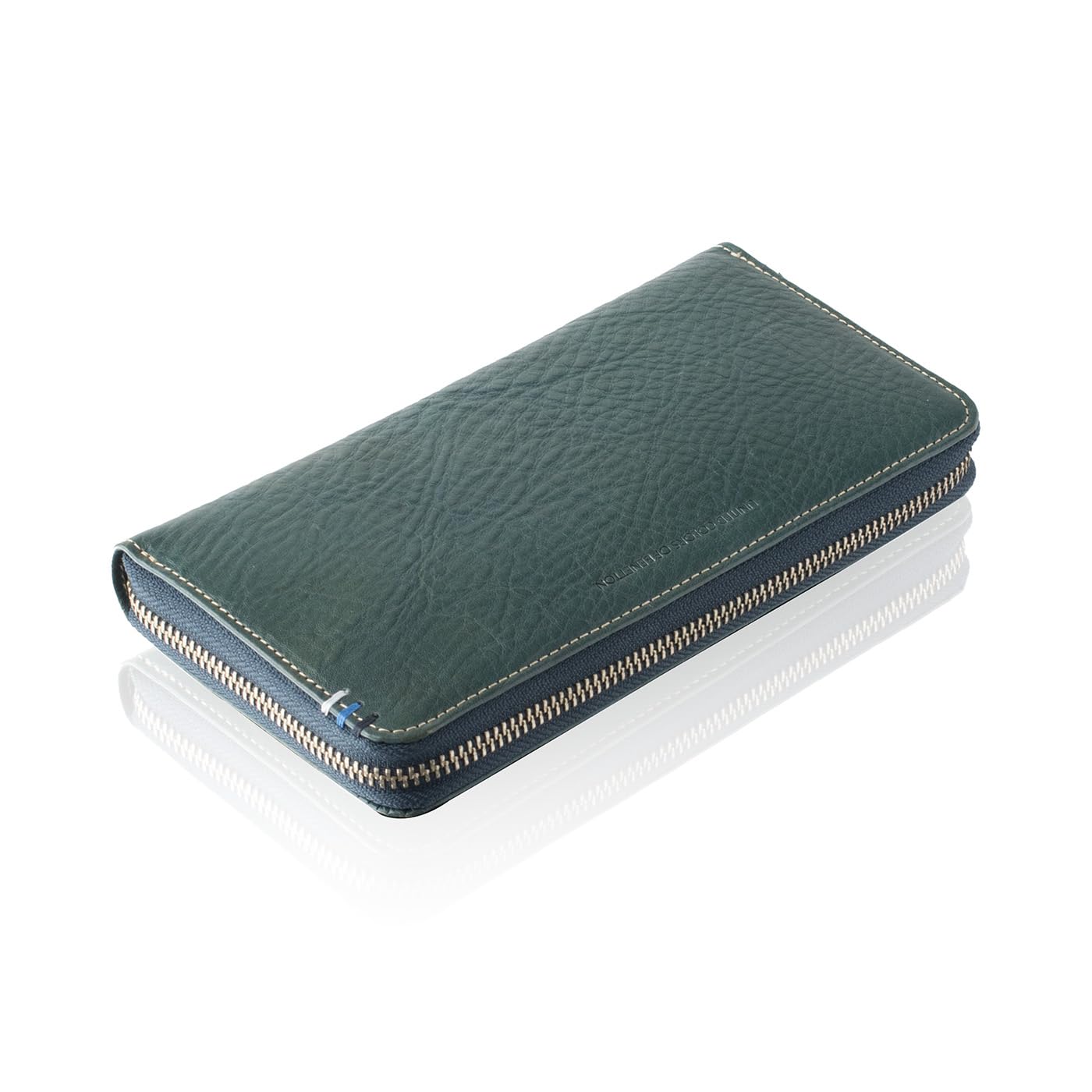 

United Colors of Benetton Long Wallet, Italian Leather, Green