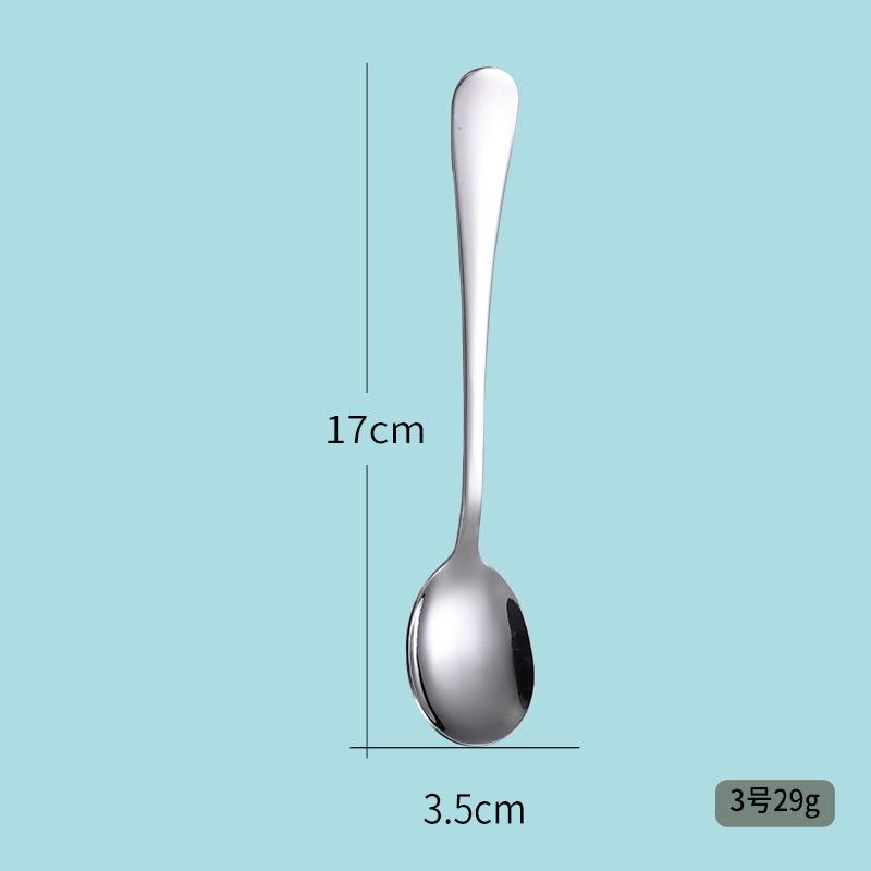 Stainless Steel Tableware Western Knife and Fork Spoon Eating Spoon Soup Spoon Coffee Stirring Spoon Dessert Spoon Steak Knife and Fork