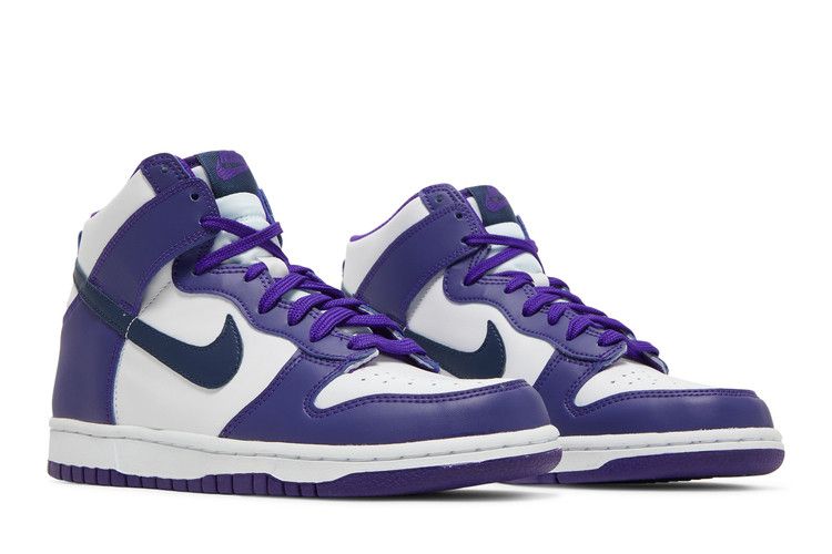 Nike Dunk High Electro Purple Midnight Navy (GS) Sneakers