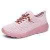 Shoes women's summer new breathable casual single shoes 2025 soft-soled fly-woven socks shoes couple sports shoes