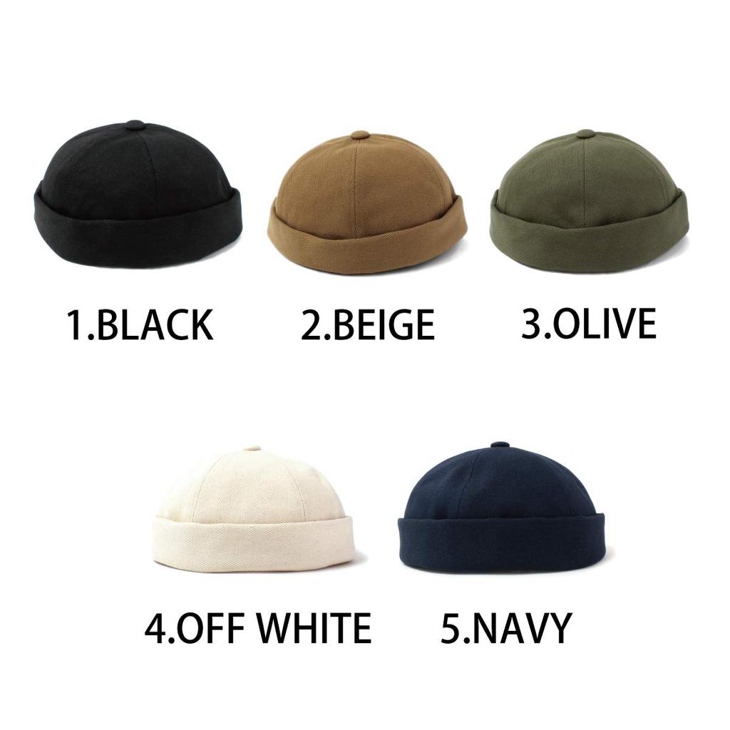 BASIQUENTI Heavy Twill Beige Fisherman's Cap, Unisex,