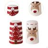 2x Christmas Salt and Pepper Shakers Seasoning Containers Picnicking Gadget Holder Spice