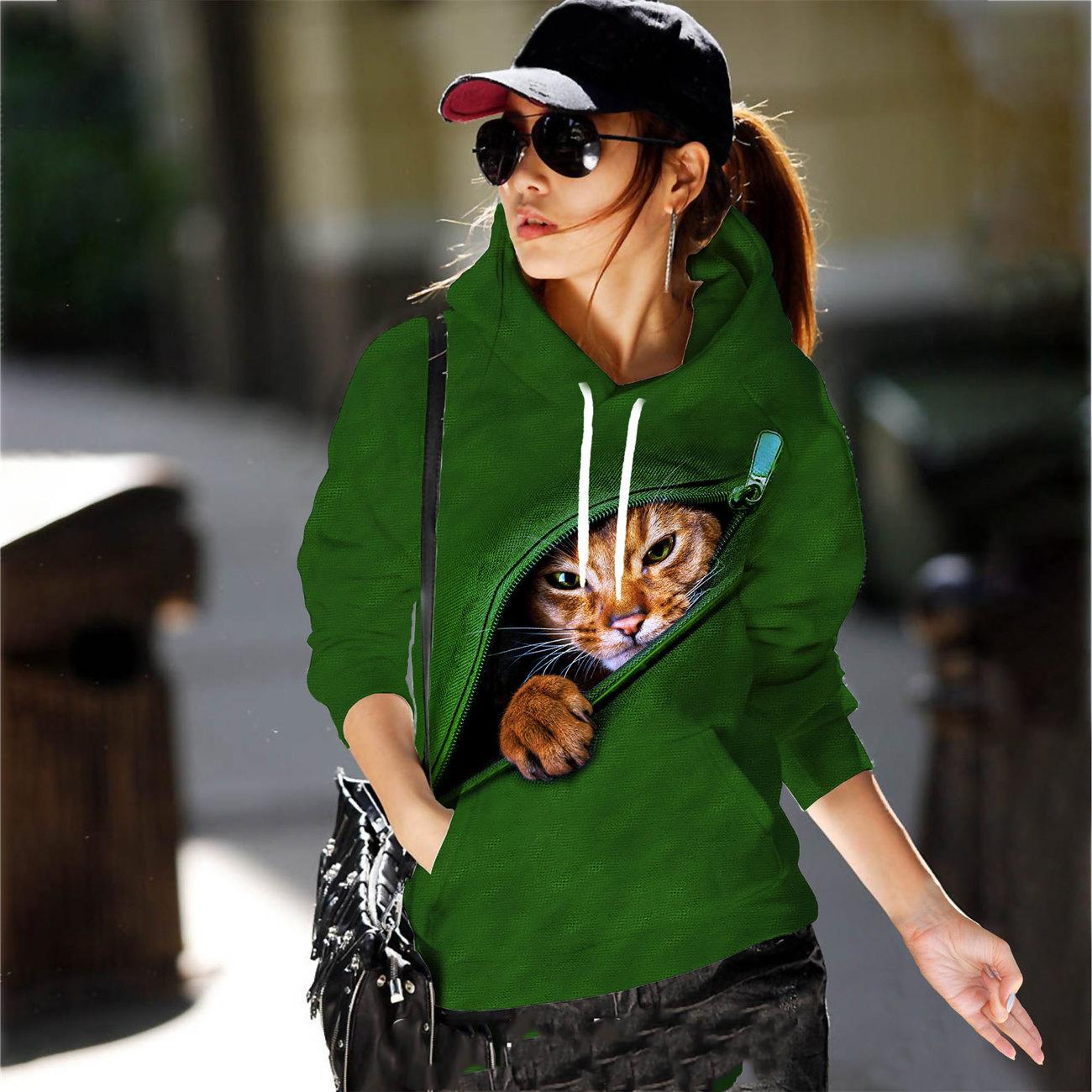 

Осень Новые животные Кошка 3D Принт Толстовки Мужчины Женщины Мода Повседневные Толстовки Большие Толстовки Пуловеры Спортивные Костюмы Одежда 6XL