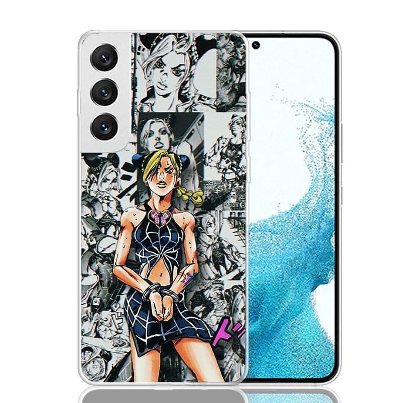JoJo Bizarre Adventure Anime Case Phone Cover for Samsung Galaxy S24 S25 Ultra S23 Plus S22 + S21 S20 FE S10 S25Plus Trend Funda