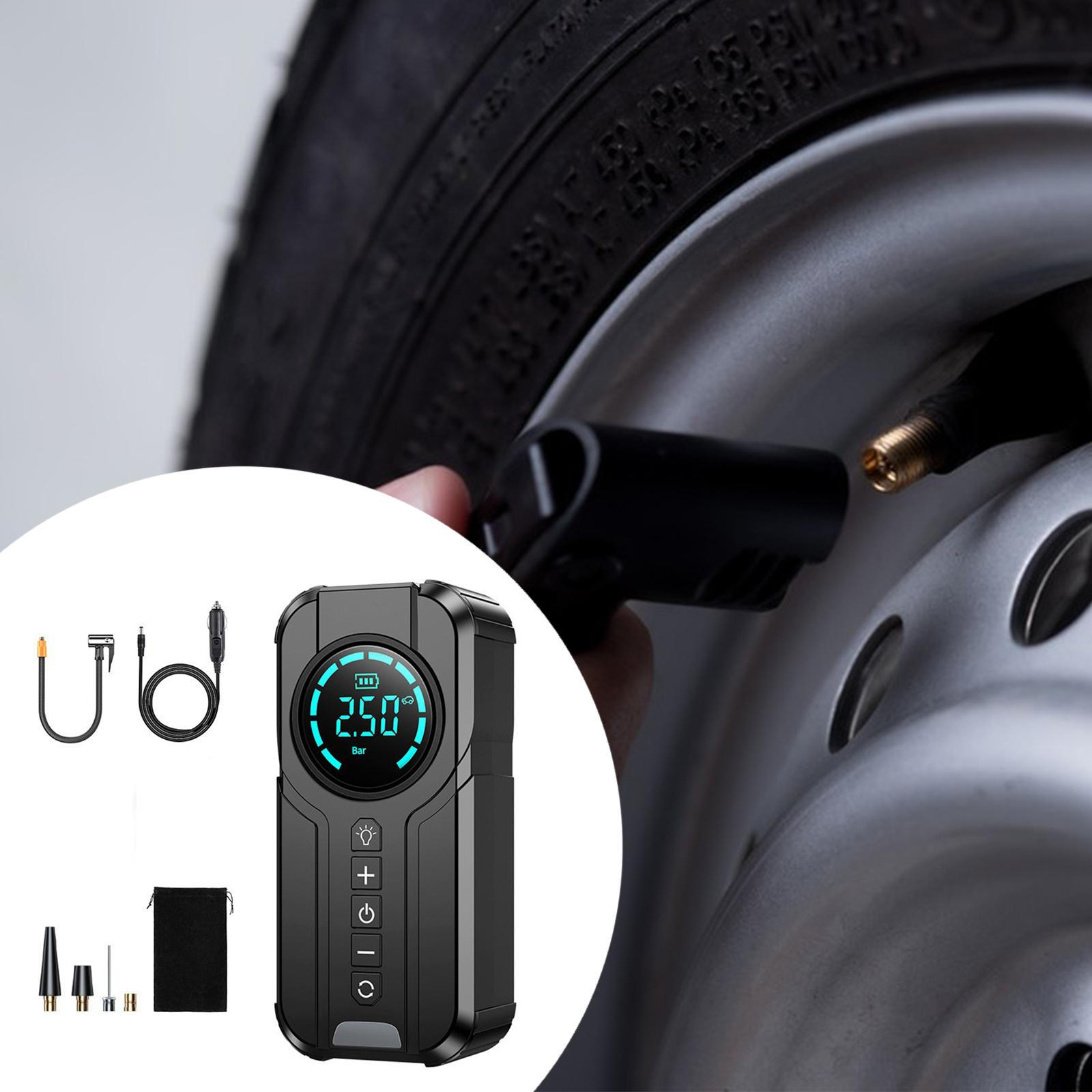 

Воздушный компрессор, простой в эксплуатации внешний аккумулятор, аксессуары для велосипеда, мяча, автомобиля Wired