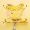 Universal pet traction for cats and dogs Essential cat supplies for walking pets on the chest and back Cute cartoon leash pet supplies