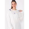 Bag Detailed Loose Design White Color Tunic