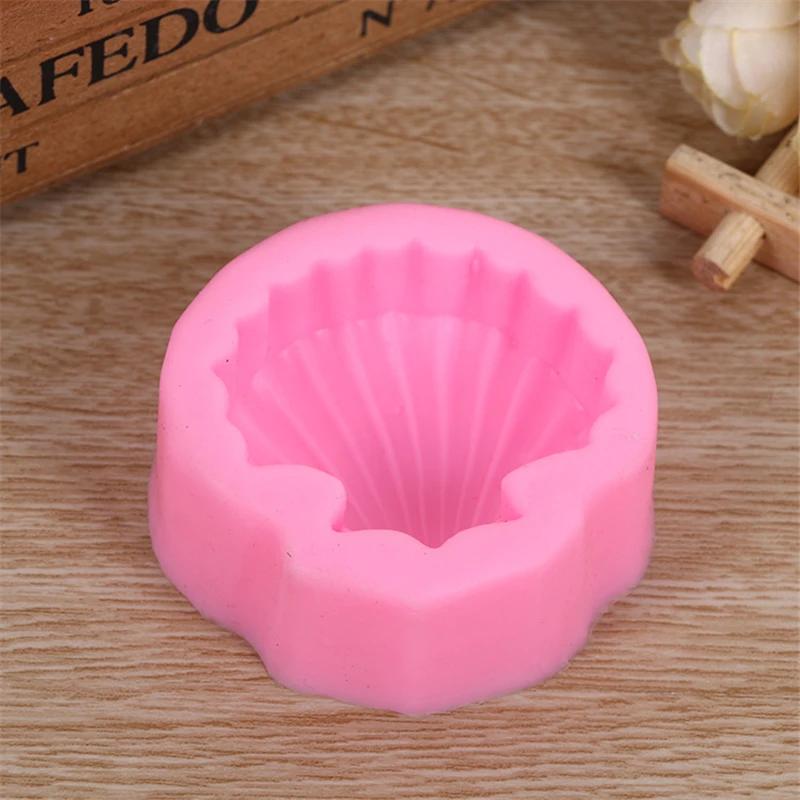 1PCS Ocean Series Shell Scallop Fondant Silicone Mold Aromatherapy Plaster DIY Baking Cake Decoration Mold