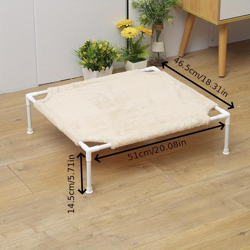 [Влагозащитная гамак-лежанка для кошек] Съемная влагозащитная 1 шт. Гамак-лежанка для кошек | Приподнятая подушка для питомца с металлическим каркасом, Моющаяся