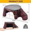 Bearded Dragon Basking Platform, Leopard Gecko Humid Hide, Reptile Hide Cave with Heat Storage Slate Stone, Crested Gecko Basking Rock, Hideout for