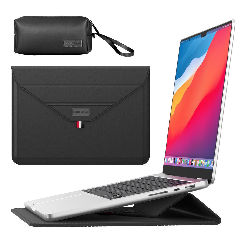 Husă MacBook: Carcasă de Protecție și Suport din Piele Ultra-Subțire pentru Laptopuri