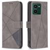 BINFEN COLOR For HMD Pulse Pro Phone Cases Wallet Stand Geometry Imprint Leather Cover
