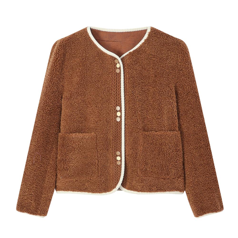 Meizi Baolian MIXMAX Fashionable and Beautiful Versatile Women's Top Short Coat