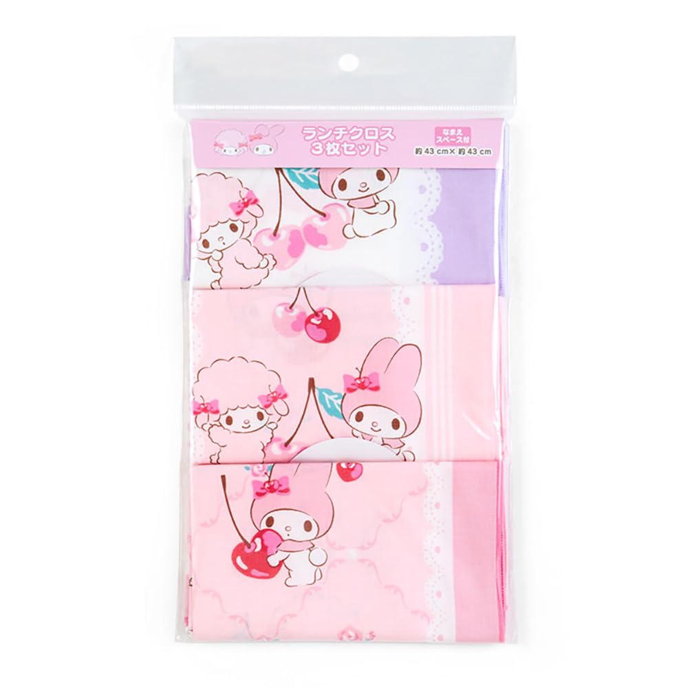 Sanrio My Melody Lunch Set of 074004 Cloths, 3,