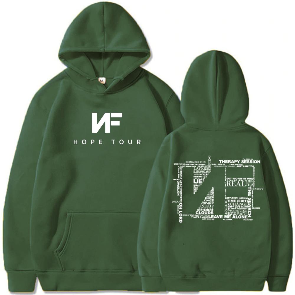 Der Oberteil-Stil des herbstlichen Kollaborations-Hoodie-Sportshirts zum Thema NF-Musikalbum für Streetwear zeichnet sich durch modisch