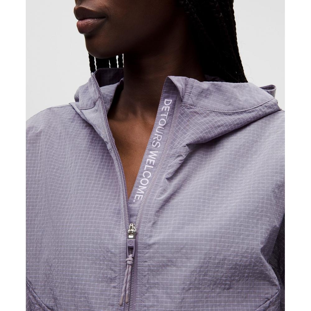 Lululemon Cinch Back Half Zip Hiking Pullover Dusky Lavender