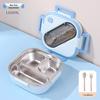 Korean Style 304 Stainless Steel Insulated Lunch Box for Men, Women, Students, and Office Workers