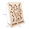 Wooden Maze Three Marbles, Game Traditional Board for Adults, Boys and Girls