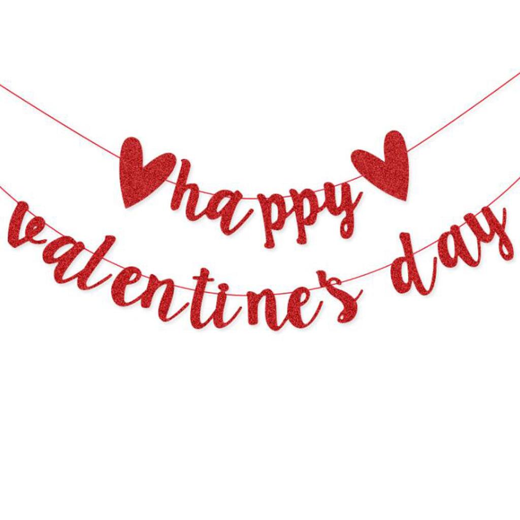 Valentinstag Dekoration Flagge Flash Liebe Blume Dekoration Liebe Party