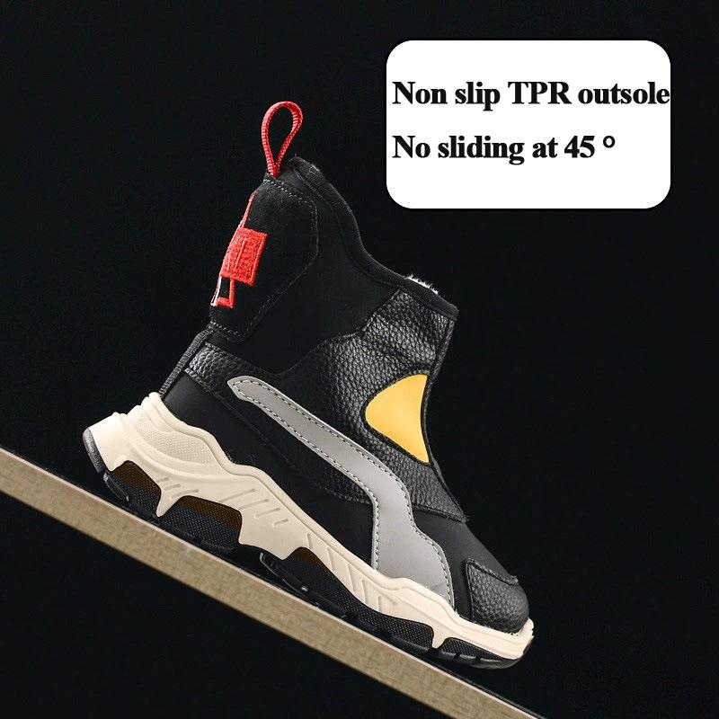Winter Children Snow Boots Boys Warm Waterproof Snow Mountaineering Boots Girls Thicken Cotton Winter Shoes