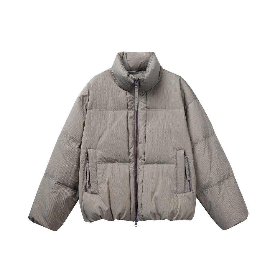 BLACKARMADA Unisex Winter Camping Stand-Up Collar White Duck Down Jacket MY6818