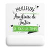 Mousepad - PLANETEE - Female Judicial Assistant - 22x18 Cm - Smooth Non-slip Surface - 3 Mm Thickness