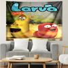 Larva Tapestry for Bedroom Aesthetic Classroom Tapestries Wall Hanging for Living Room Dorm Office,Ideal Creative Gift