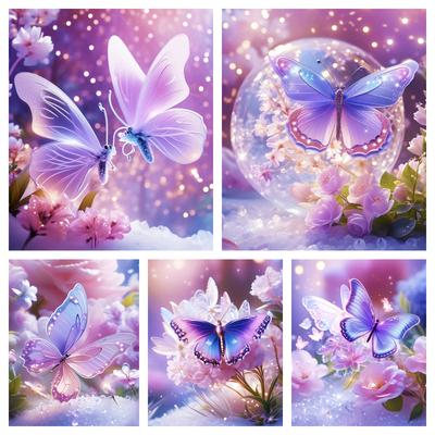 2024 neue 5D DIY Diamant Malerei Tier Schmetterling Neuheiten 2024 Diamant Mosaik Blume Kunst Komplette Kit Geschenk möbel
