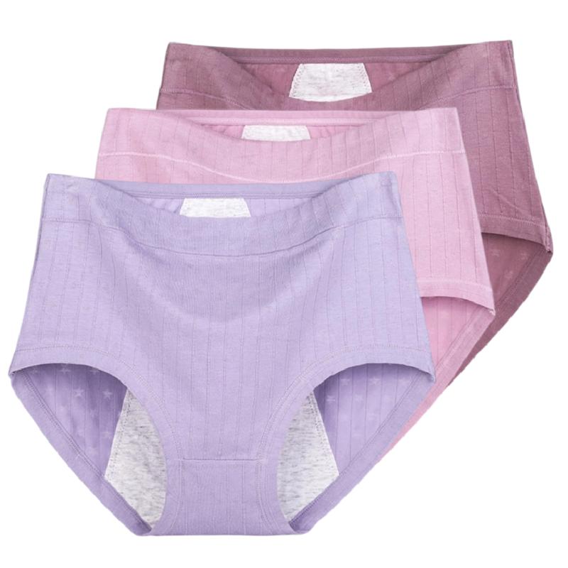 Chiloți de damă Slip marimi mari Pantaloni scurți impermeabili pentru femei Lenjerie intima menstruală cu talie înaltă XL 2XL 3XL 4XL 5XL 6XL