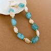 Elegant Summer Acrylic Beaded Necklace: Fashionable Round Clavicle Chain Jewelry