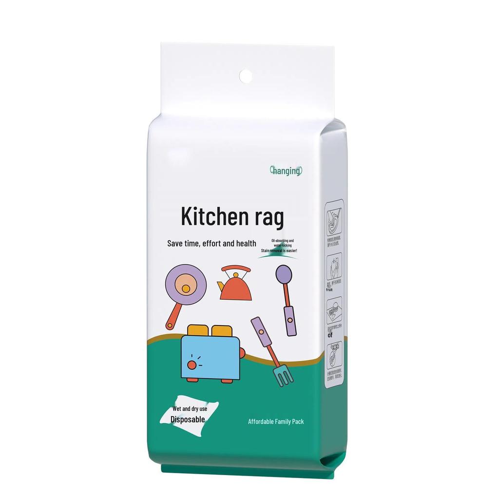 Wall-Mounted Lazy Kitchen Disposable Dishcloth Holder