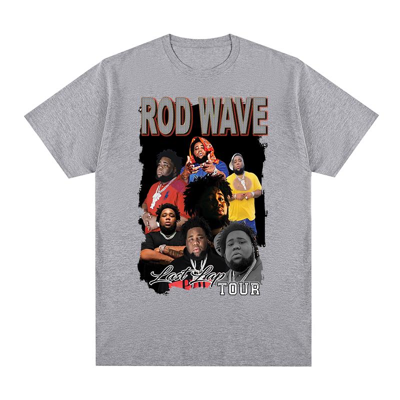 Rod Wave Rapper Vintage Tshirt Retro Home Streetwear Y2k Hip Hop Cotton Unisex T Shirt New TEE TSHIRT Womens Tops