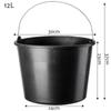 KADAX Wiadro Plastikowe Budowlane Gospodarcze 12L 5szt