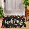 Autumn Maple Leaves Welcome Rug Doormat Machine Washable Carpet For Living Room Bedroom Kitchen And Laundry Rug Floor Mat