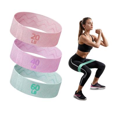 Exercise Resistance Bands, 3 Sets of Exercise Bands, Fabric Exercise Bands, Yoga, Rehabilitation, Fitness, and Home Exercises