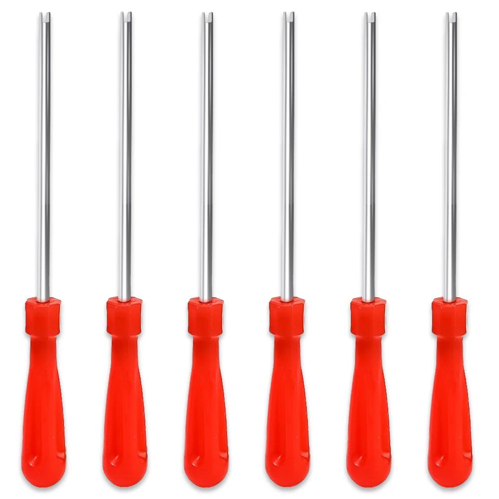 Autoventilkern-Demontageschraubendreher Ventilkern-Installationswerkzeuge Auto Motorrad Fahrradreifen Flathead-Ventilschaftkernentferner