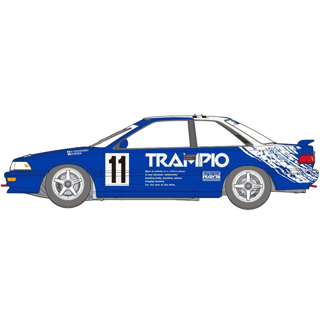 Hasegawa Scale Trampio Corolla Levin AE92 1991 JTC Plastic Model Kit 20717 1/24 (Car)