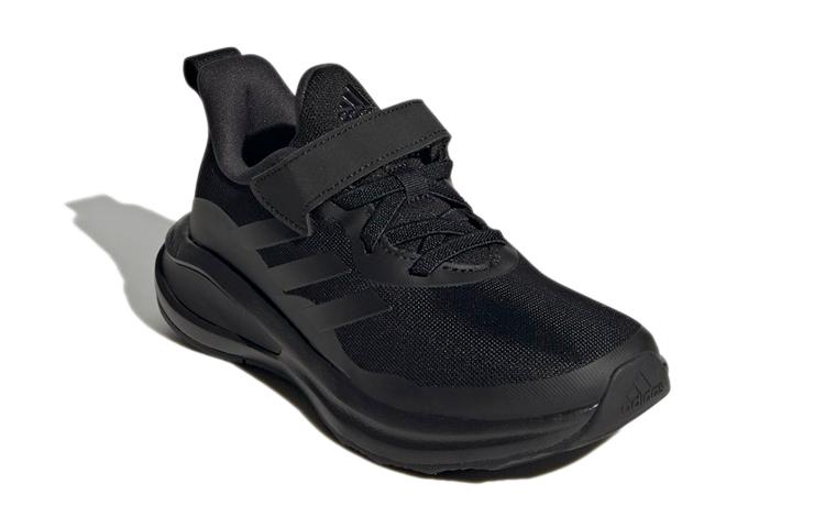 Adidas Fortarun Breathable And Wear resistant Low top Kids Lifestyle Shoes Black Kids' GY7601