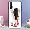High Heels Girl Fashion For Huawei Nova 11 Pro 9 10 SE Y60 Y70 Y90 Y61 Y91 Y73 Y72 12i 11i 8i P20 P40 P30 Lite Case