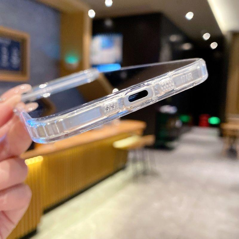 IPhone 17 Pro Max Spiegel Handyhülle: Sturzsicher, Weich, Schminkspiegel mit 16 großen Löchern