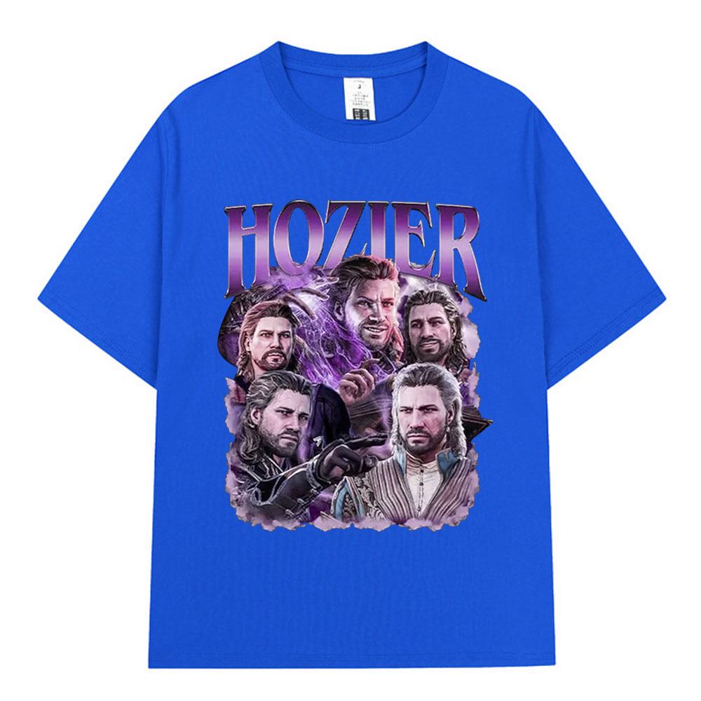 Hozier Funny Meme Gale Baldurs Gate 3 Graphic T Shirt Men Hip Hop Harajuku Short Sleeve T-shirt Cotton Casual Oversized T-shirts