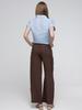 WOMEN' LINEN WIDE LEG TROUSERS