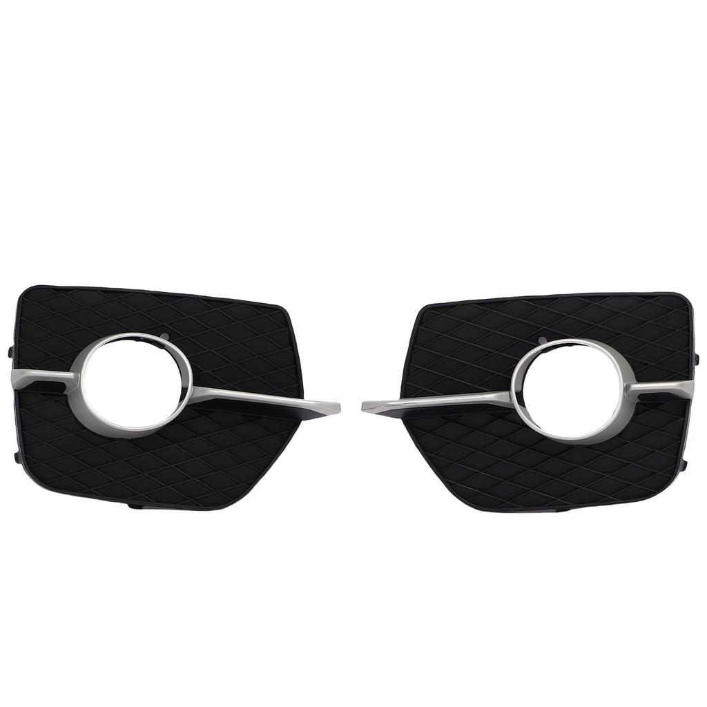 Pair of Bumper Fog Light Bezel With Decorative Trim ABS Plastic Long Lasting 51117188383 Replacement for X6 E71 E72