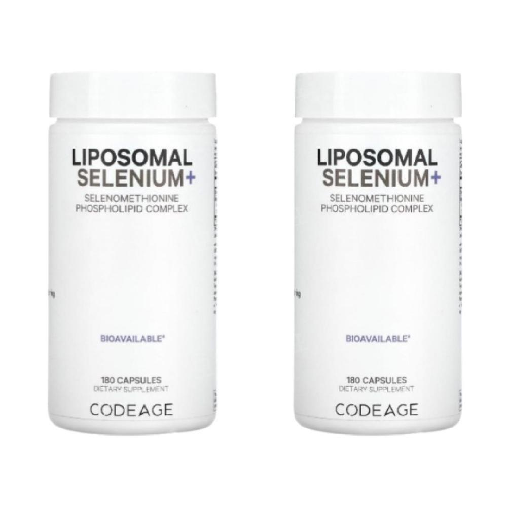 CodeAge Liposomal Liposomes Selenium 180 Capsules 2 pcs Liposomes