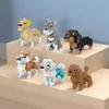 Knew Built Super Mini Perros Perro Salchicha Bloques de Construcción Juguetes Kit: Corgi Poodle y Juguete Interactivo de Aprendizaje para Principiantes Regalo